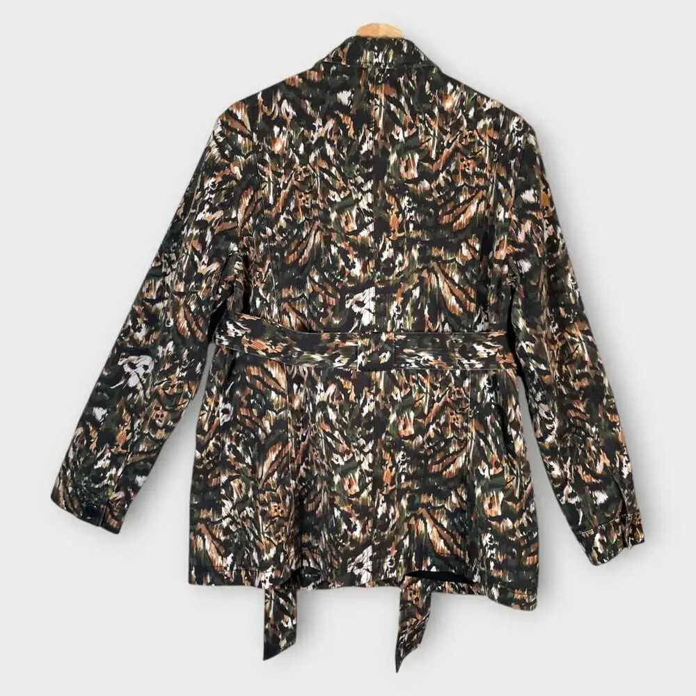 TED BAKER Inniza Urban Jacket LARGE *SEE NOTES* Cargo Pockets City Travel Casual